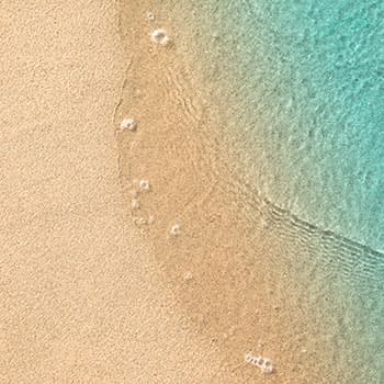 spiaggia vista dall'alto